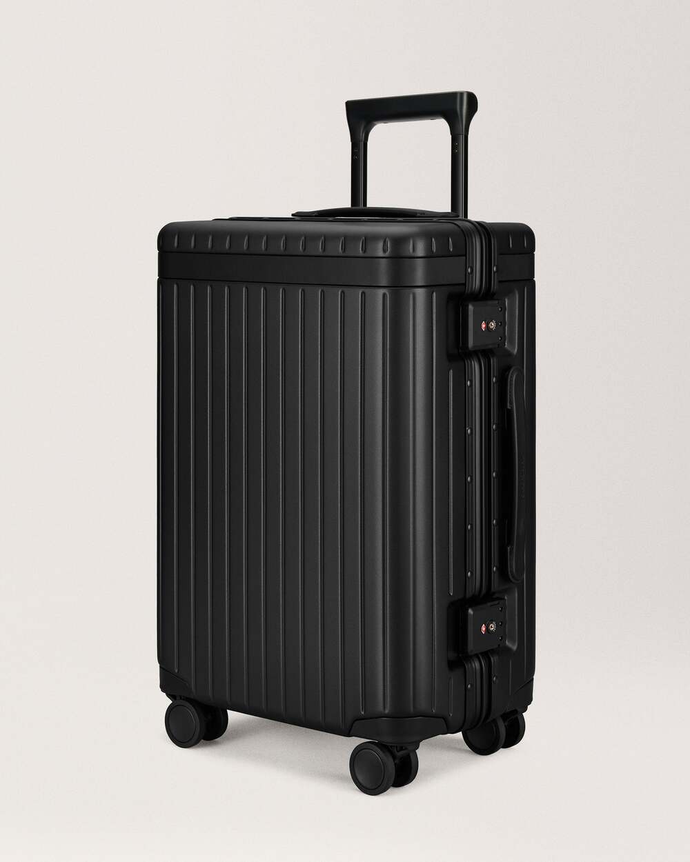Carl Friedrik Carry-On Hybrid Suitcase 41L Black/Black NEW Authentic
